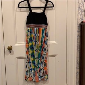 fire los angeles colorful dress